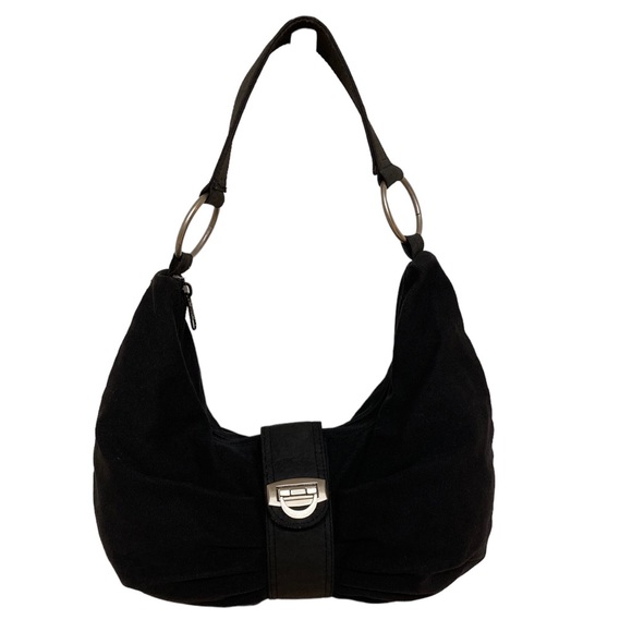 Vintage Dakine Slouchy Crescent-shaped Shoulder Hobo Bag in Black - Picture 12 of 12